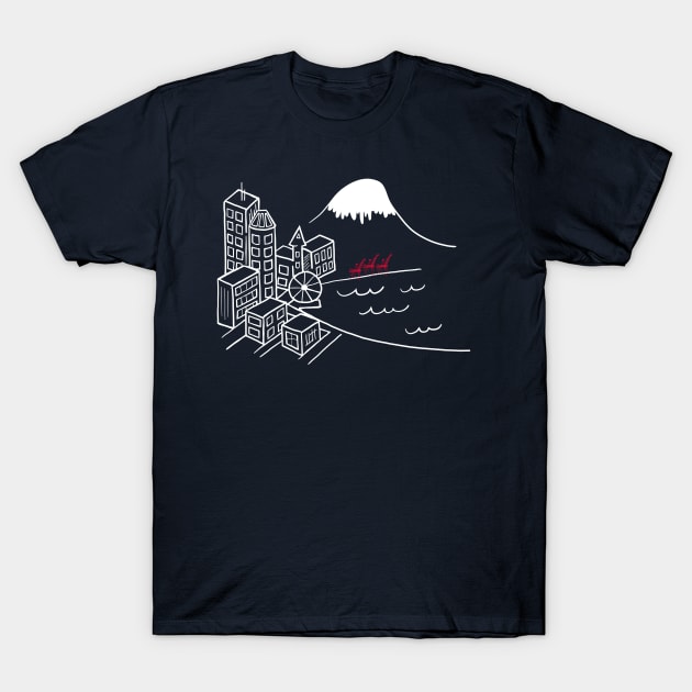 Seattle Seafront T-Shirt by adq